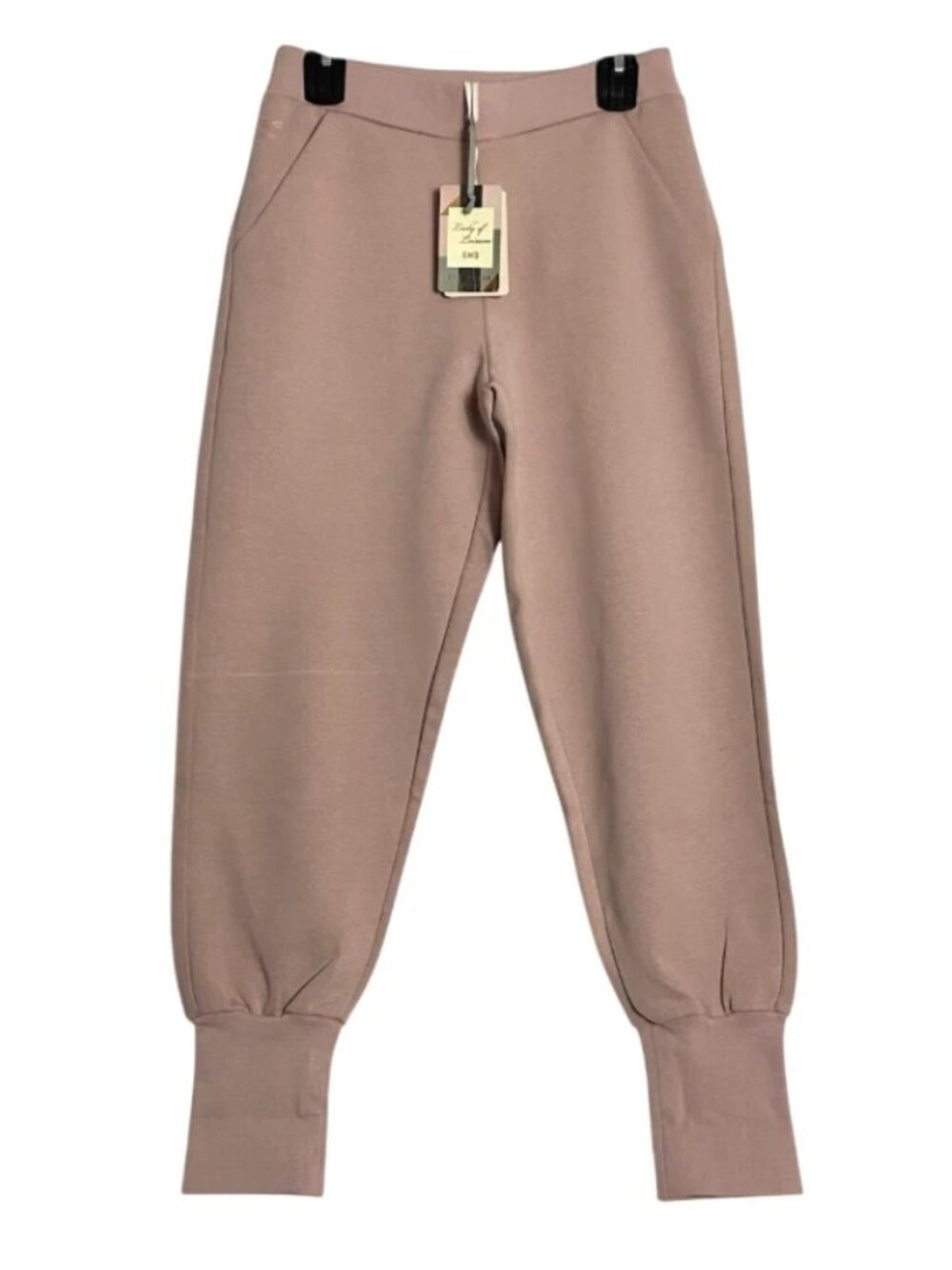 NWT Ted Baker Lady of Leisure Jersey Jogger Pants Dusky Pink Womens Size 2
